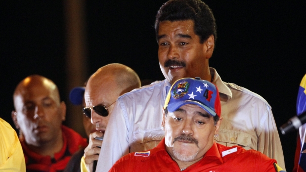 Кандидатом на пост президента FIFA от Венесуэлы станет Диего Марадона