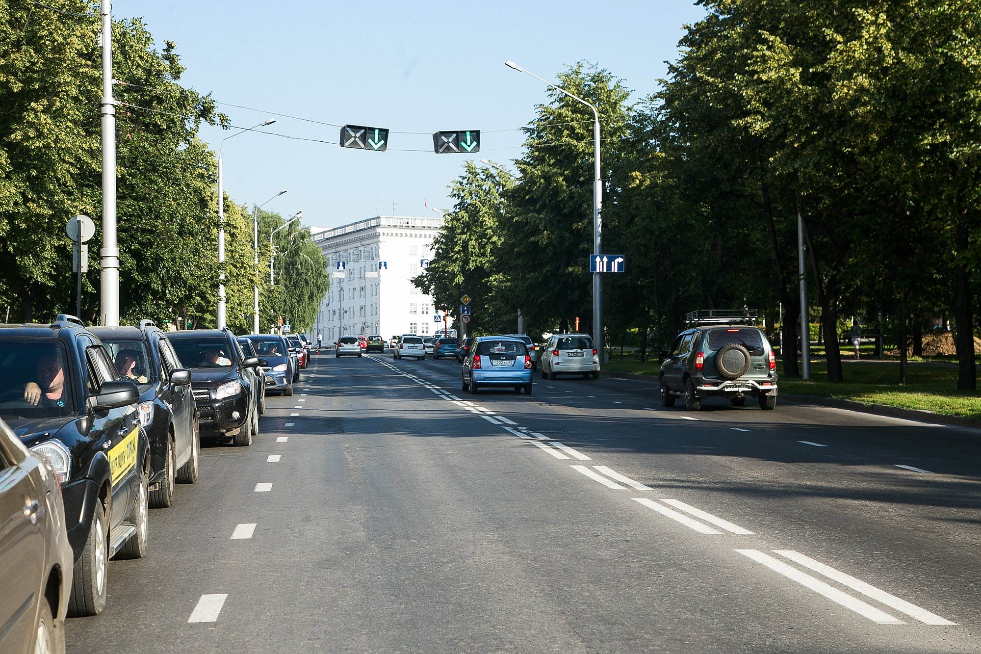 В Кемерове начало действовать реверсивное движение