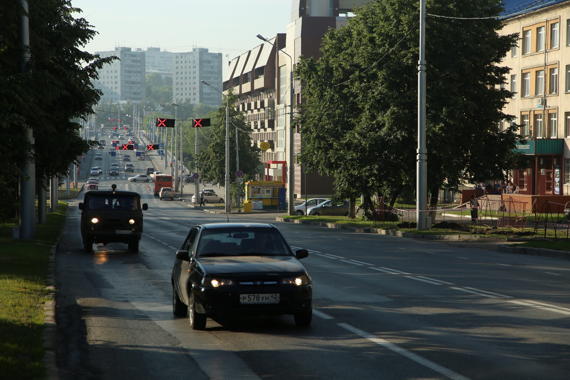 В Кемерове запустили реверсивное движение на Советском проспекте