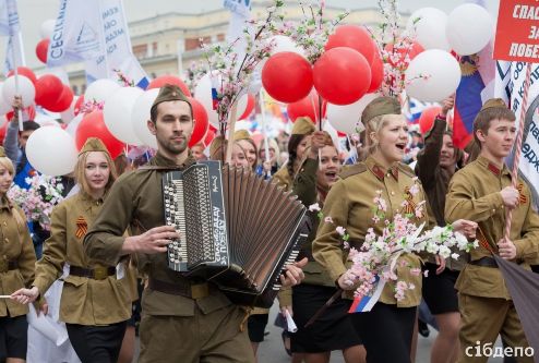 В День Победы в Кемерове будут работать 29 праздничных площадок
