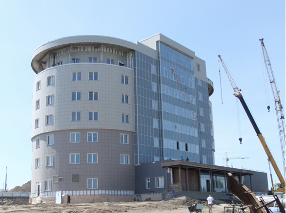Госинспектор по пожарному надзору оценил новый центр МЧС в Новокузнецке