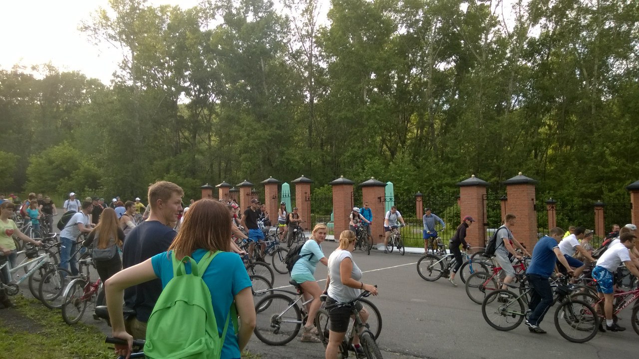 Новокузнечане узнали историю города, катаясь на велосипедах