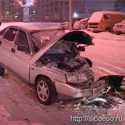Лобовое столкновение в Кемерове