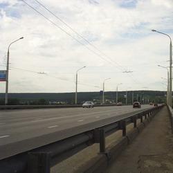 Крупное ДТП на Кузбасском мосту в Кемерове