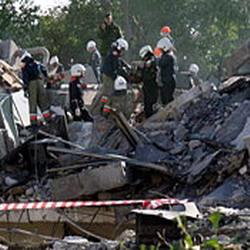 Взрыв на канализационно-насосной станции в Кемерове
