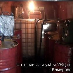 В Кемерове прикрыта подпольная заправка (ФОТО)