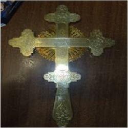 Серебряный крест Николая II найден в Кузбассе
