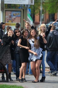 Кемеровские выпускники отмечали свой праздник подальше от людских глаз