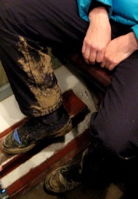 Кемеровского вора картофеля полиции выдали грязные ботинки