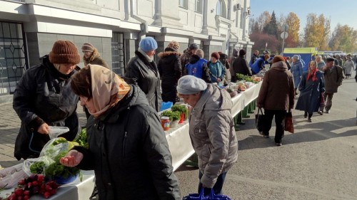 Продовольственная ярмарка в Кемерове (фото/видео)
