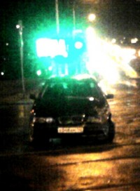 Минувшей ночью на пересечении проспекта Ленина и улицы Соборной произошло ДТП (фото)
