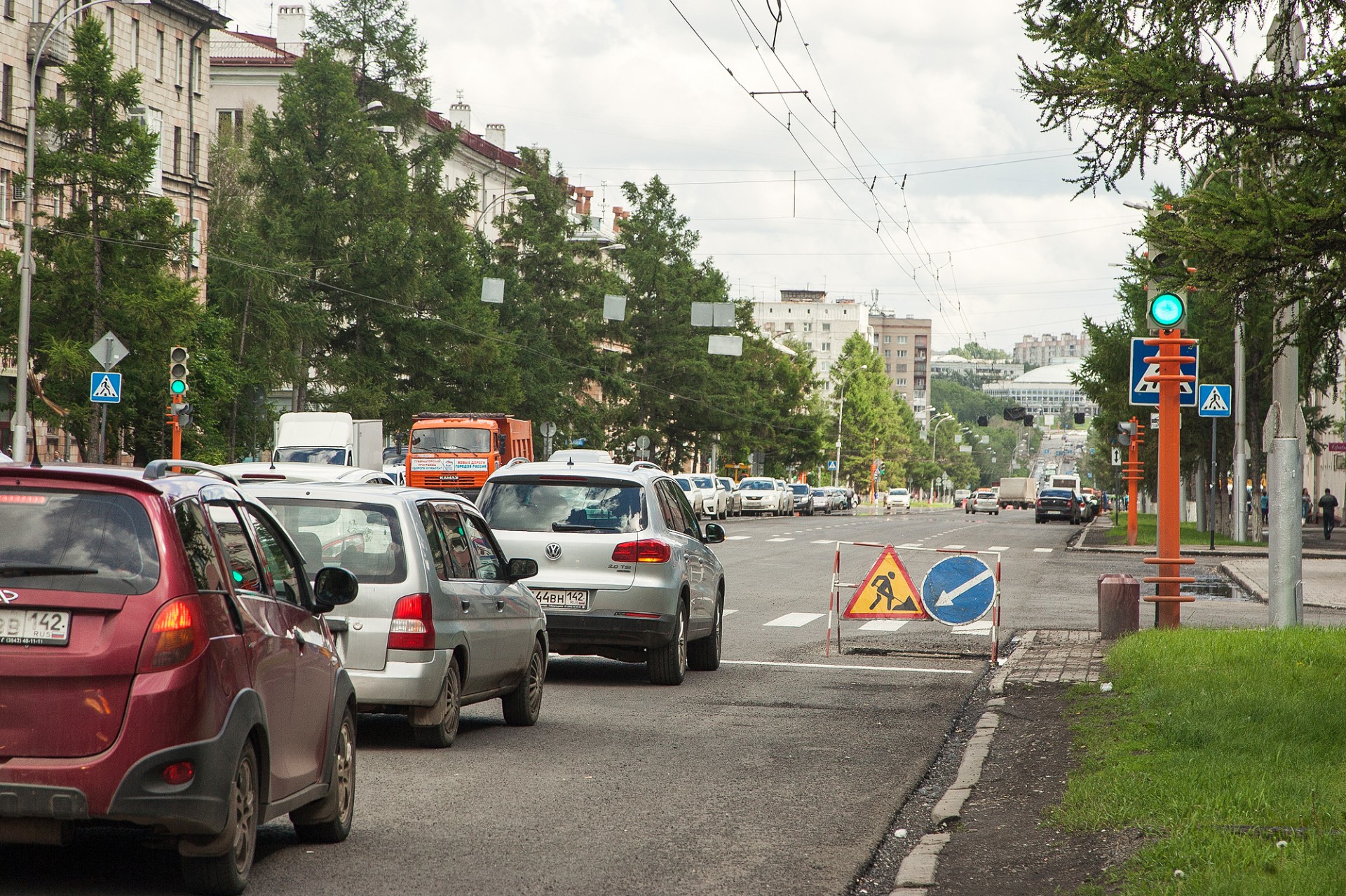 Ремонтные работы на Красноармейской в Кемерове завершат 1 июля.jpg