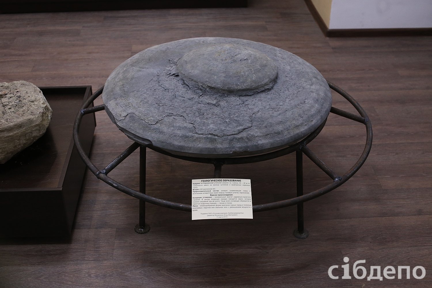 "Каменный диск предков" привезли в Кемеровский краеведческий музей