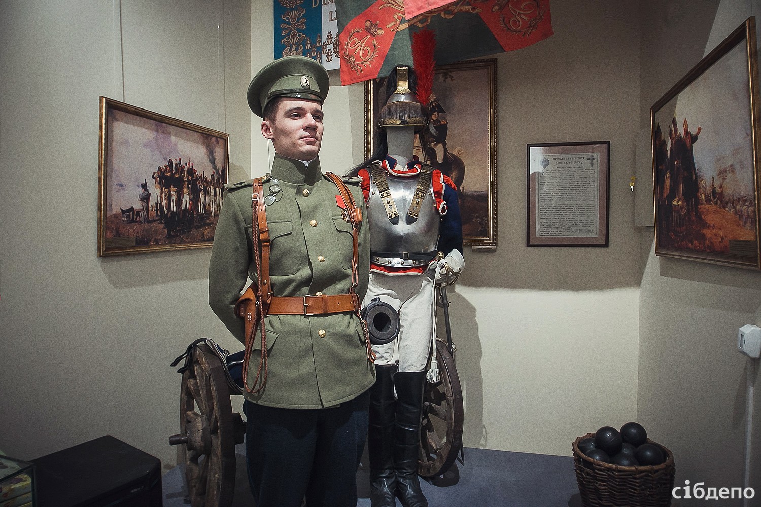 В Кемерове открылась экспозиция «Три войны - три мира»