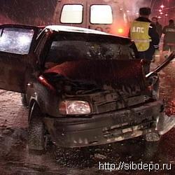 Авария в Кемерове с участием четырех автомобилей