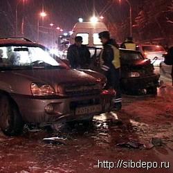 Авария в Кемерове с участием четырех автомобилей