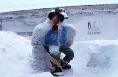 В Кузбассе выбрали лучшие снежные и ледяные скульптуры, созданные осуждёнными