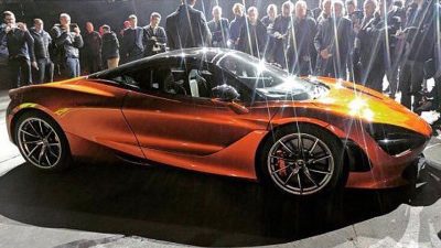 Первое фото нового суперкара McLaren попало в Сеть