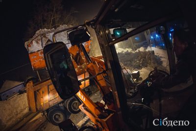 В Кемерове 85% дворов очищены от снега