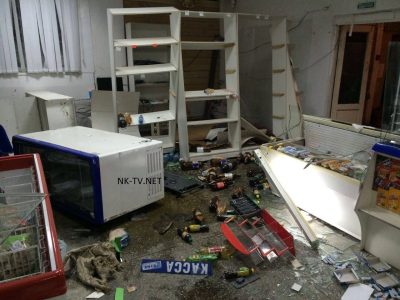 В Таштагольском районе неизвестные взорвали банкомат, в котором не было денег