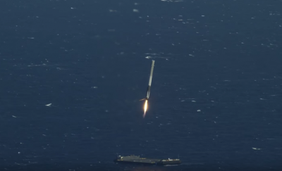 Появилось видео уникального запуска ракеты Falcon 9
