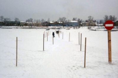 МЧС: сроки закрытия ледовых переправ в Кузбассе перенесены