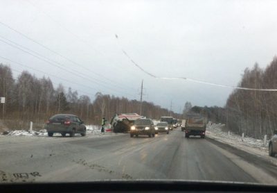 В ДТП со скорой на трассе Кемерово - Кедровка пострадали два медика