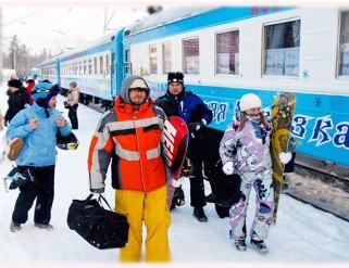 Туристический поезд «Зимняя сказка» завершил сезон путешествий из Новосибирска в Шерегеш