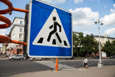 В Заводском районе Кемерова появился новый пешеходный переход