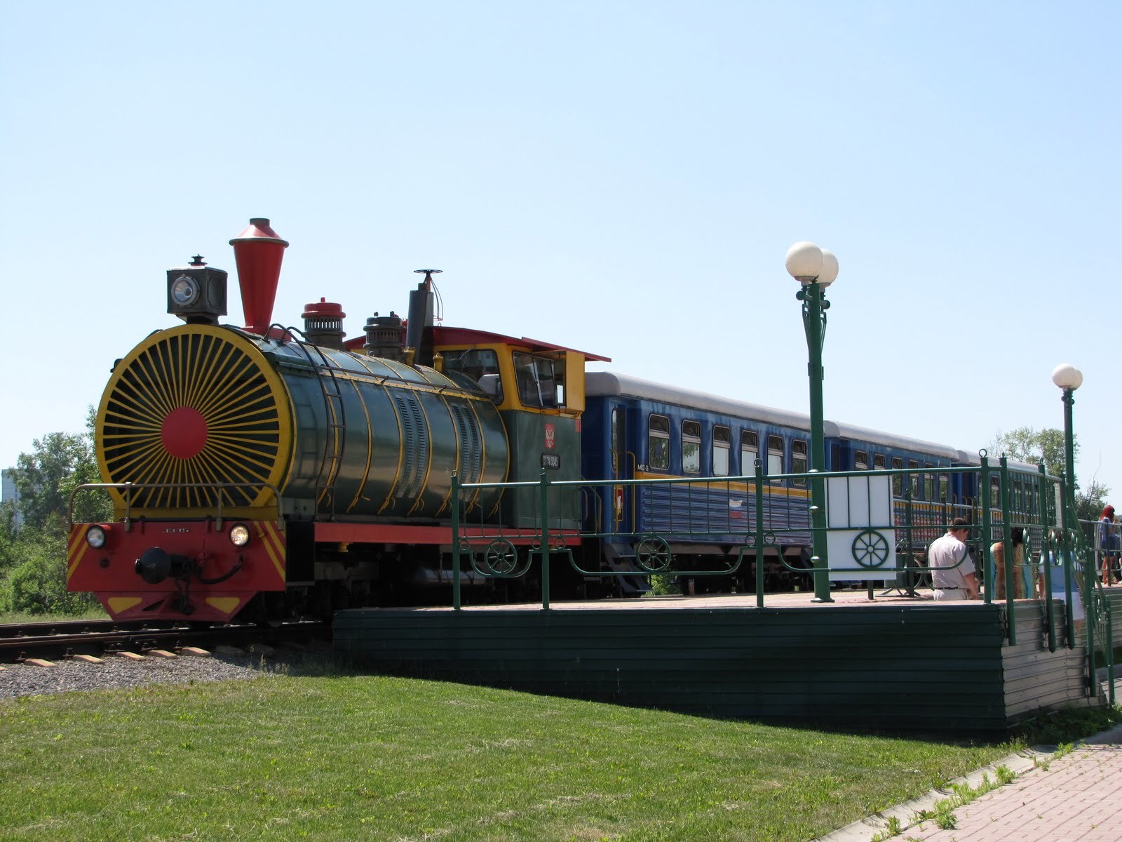 Кемеровская детская железная дорога - фотографии, сделанные в 2009 году (часть 8