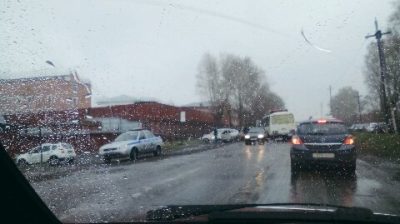 В Кемерове водитель маршрутки устроил ДТП из-за плохого самочувствия