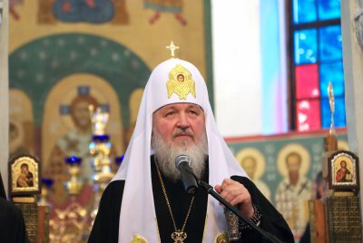 Патриарх Кирилл сравнил мобильную сеть с духовным миром