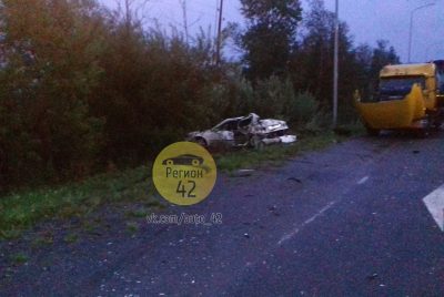 ГИБДД: в Кузбассе на трассе в тройном ДТП с участием автоцистерны погиб один человек