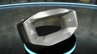В компании Jaguar придумали переносной руль с искусственным интеллектом