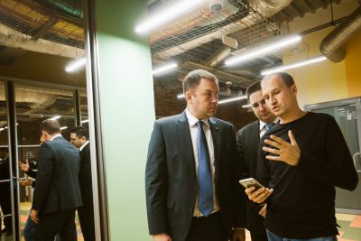 Глава города Кемерово Илья Середюк посетил IT-офис «ЭТО_»