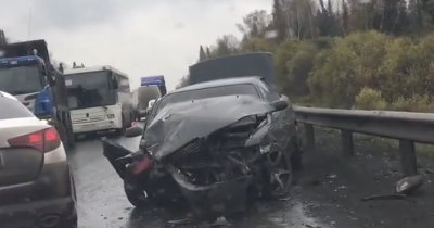 На трассе Кемерово-Анжеро-Судженск произошло серьёзное ДТП