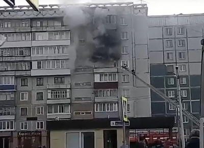 Видео: за день в Новокузнецке горели два многоэтажных дома