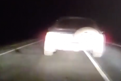 Погоня за пьяным водителем Land Cruiser в Кузбассе попала на видео