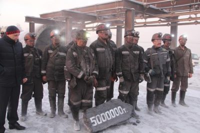 На шахте «Талдинская-Западная 1» АО «СУЭК-Кузбасс» установили новый рекорд добычи