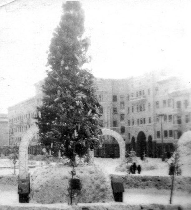 Кемерово, площадь Пушкина, конец 1950-х годов