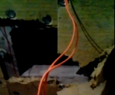 Видео: кемеровчанин провалился из квартиры на парковку