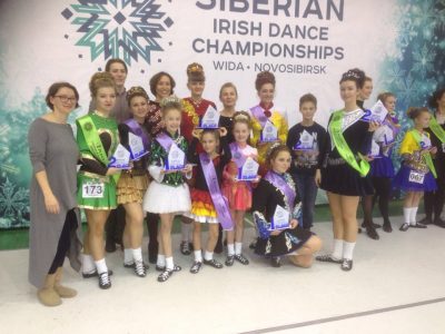 Кемеровчане привезли из Новосибирска шесть чемпионских титулов по ирландским танцам