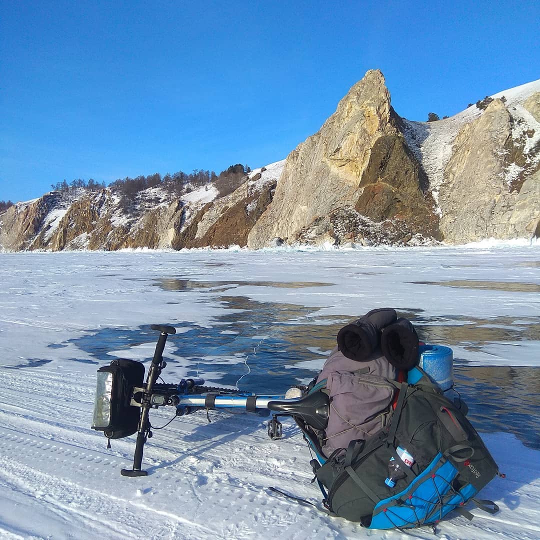 Из Новокузнецка на Байкал: велопробег по замёрзшему озеру