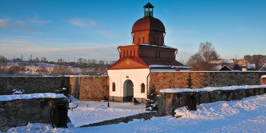 В Новокузнецке из-за активного таяния снега закрыли часть «Кузнецкой крепости»