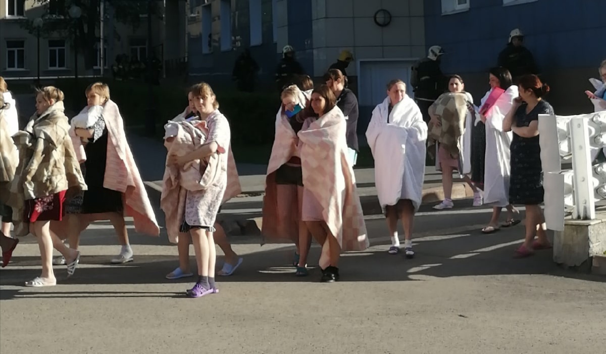 В кемеровском перинатальном центре эвакуировали более ста пациенток