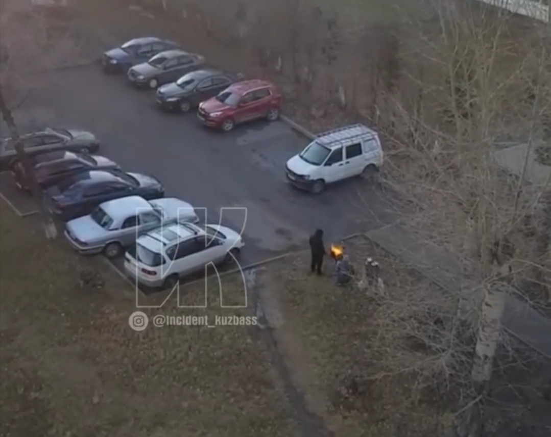 В Кемерове мужчины экстравагантно прощались с осенью • 02.11.2021 • Новости  • Сибдепо