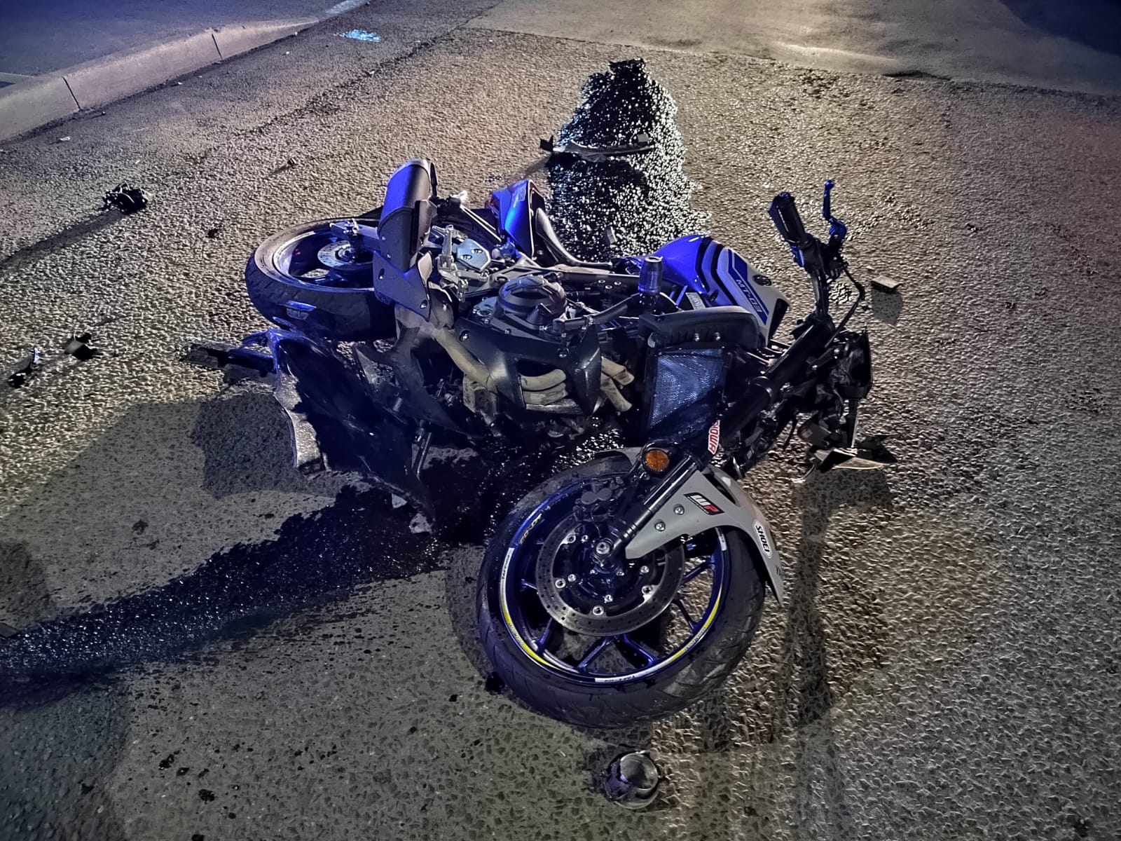 В Кемерове водитель мотоцикла оказался на волосок от смерти