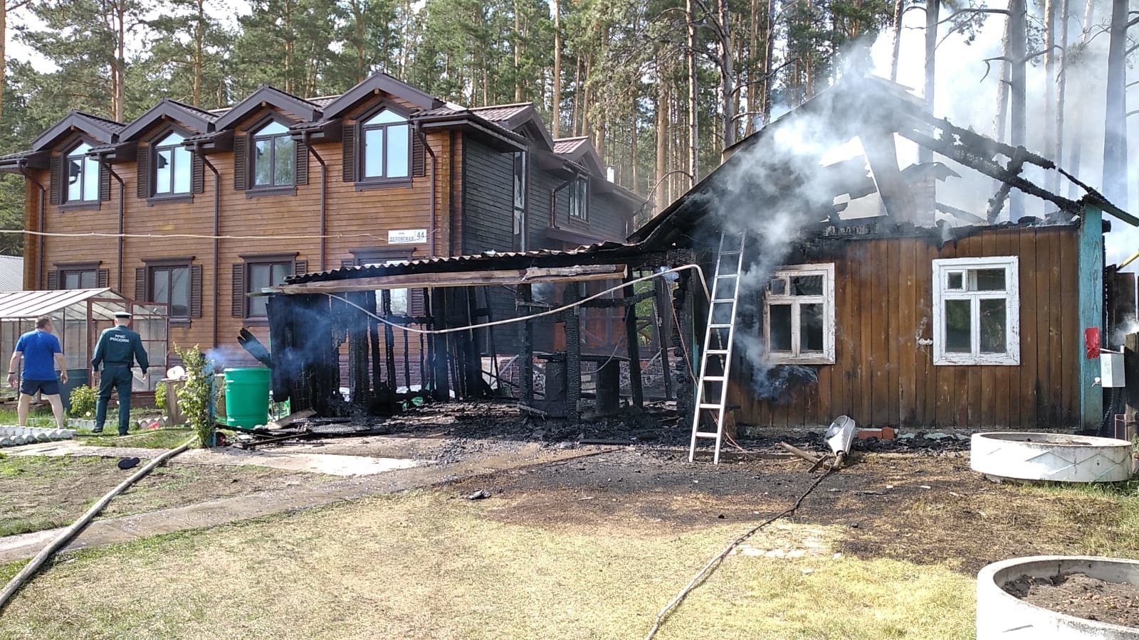 Пожар в томском районе