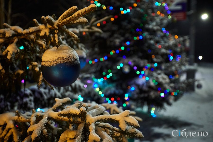 «Она вмерзла»: мэр Новокузнецка объяснил, почему в конце марта стоит новогодняя ёлка