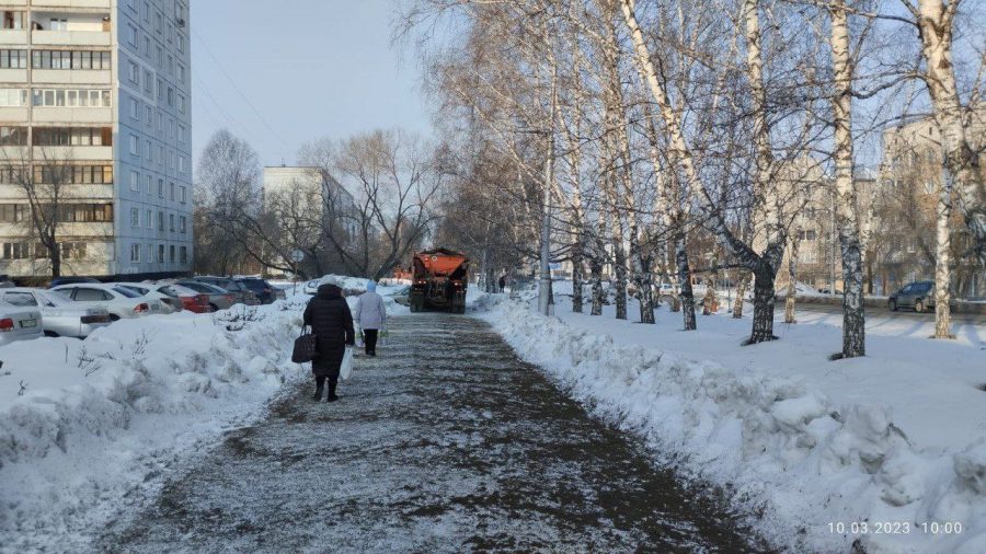 Власти Кемерова рассказали, где почистили снег